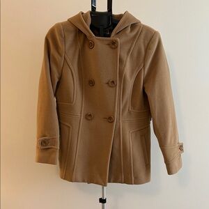 St. John's Bay Kids Brown Double-Breasted Pea Coat